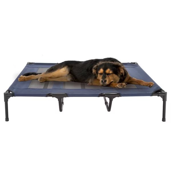 Elevated Portable Pet Bed Cot-Style with Non-Slip for Dogs and Small Pets | Indoor/Outdoor (Blue), Pet Adobe, Mfr#: 510486PAG
